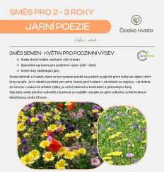 Víceletá raná směs 13 druhů květin - jarní poezie