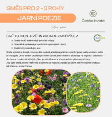 Víceletá raná směs 13 druhů květin - jarní poezie